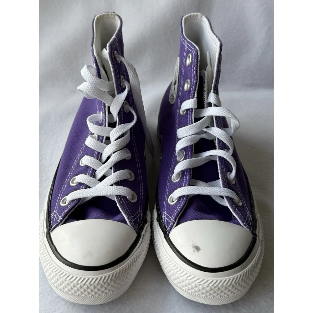 Converse Chuck Taylor All Star High Top Purple Sneakers 137833F Womens 6.5